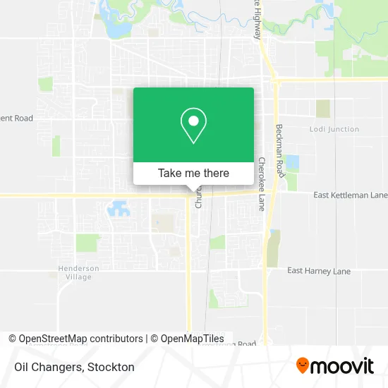 Oil Changers map