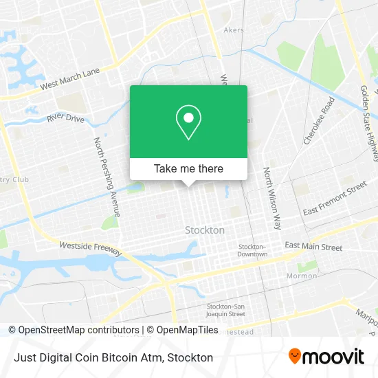 Just Digital Coin Bitcoin Atm map