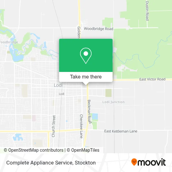 Complete Appliance Service map