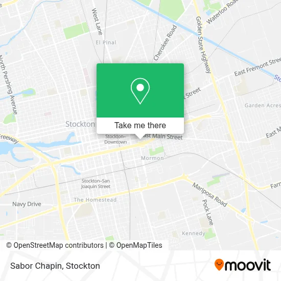 Sabor Chapin map
