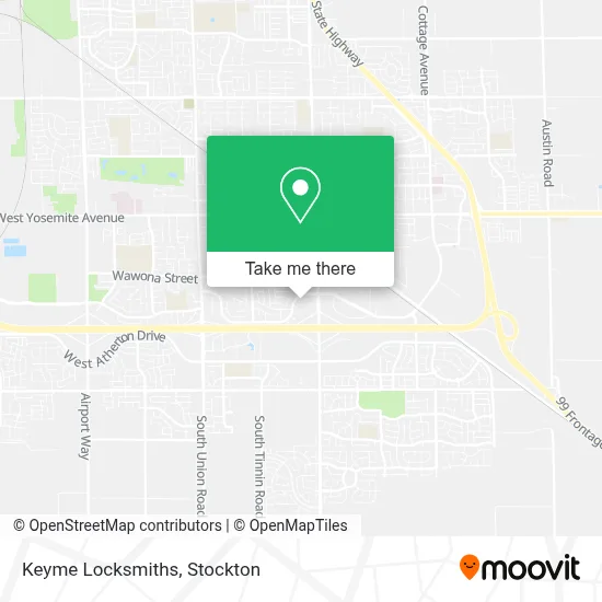 Keyme Locksmiths map
