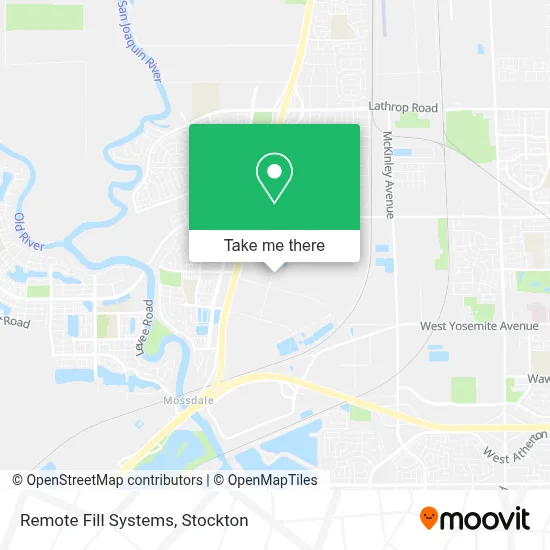 Remote Fill Systems map