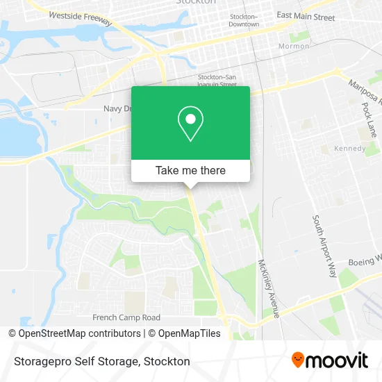 Storagepro Self Storage map