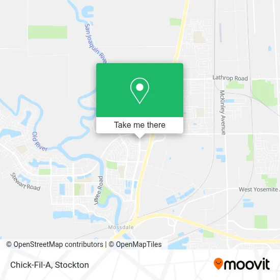 Chick-Fil-A map