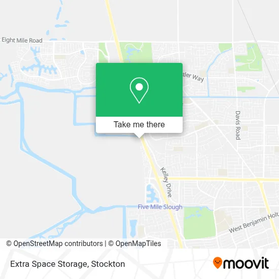 Extra Space Storage map