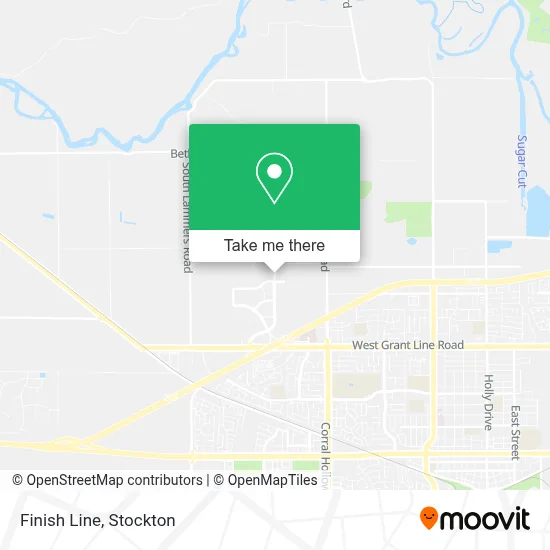 Finish Line map