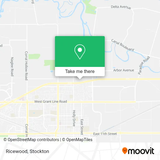 Ricewood map