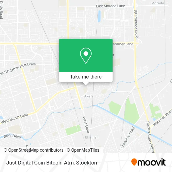 Just Digital Coin Bitcoin Atm map