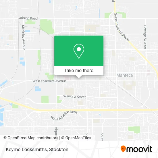 Keyme Locksmiths map