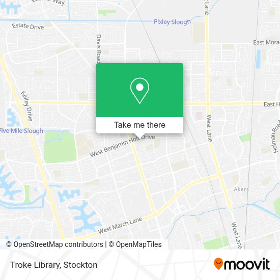 Troke Library map