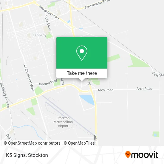 K5 Signs map