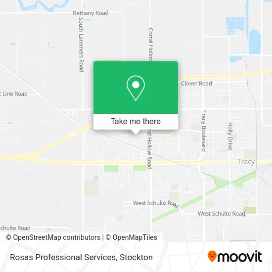 Rosas Professional Services map