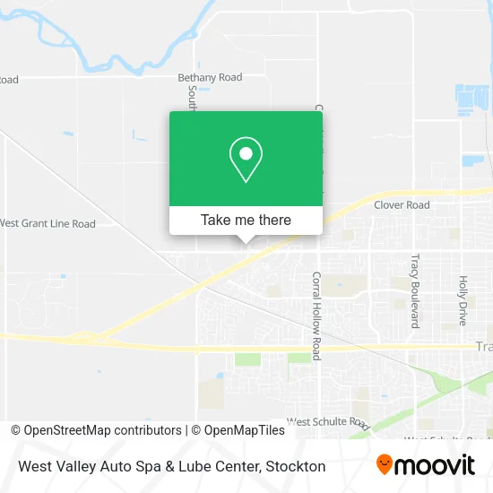 Mapa de West Valley Auto Spa & Lube Center