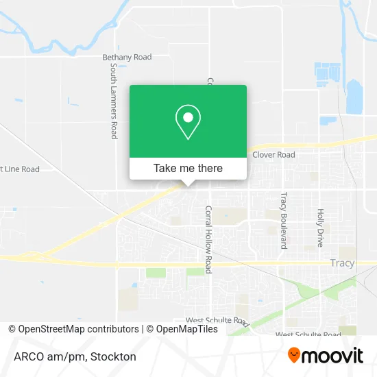 ARCO am/pm map