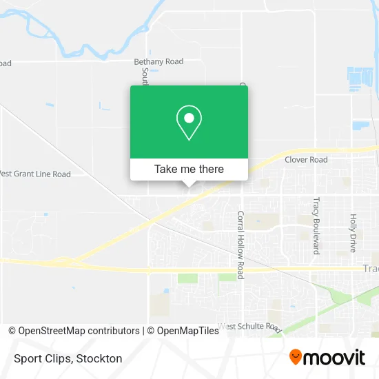 Sport Clips map