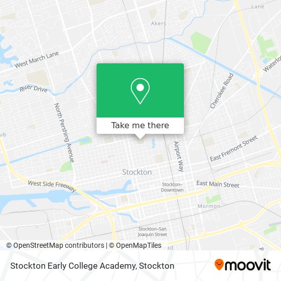 Stockton Early College Academy map