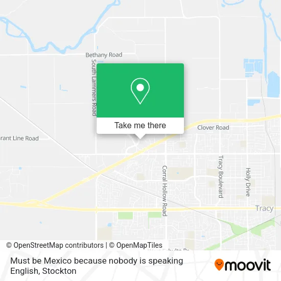 Mapa de Must be Mexico because nobody is speaking English