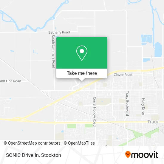 SONIC Drive In map