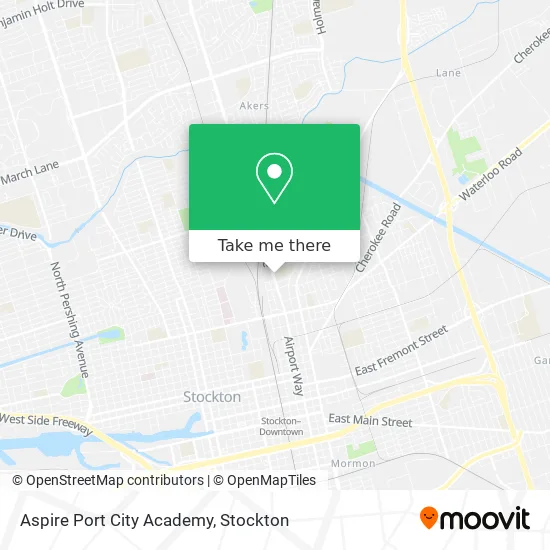 Port Of Stockton Map How To Get To Aspire Port City Academy In Stockton By Bus?