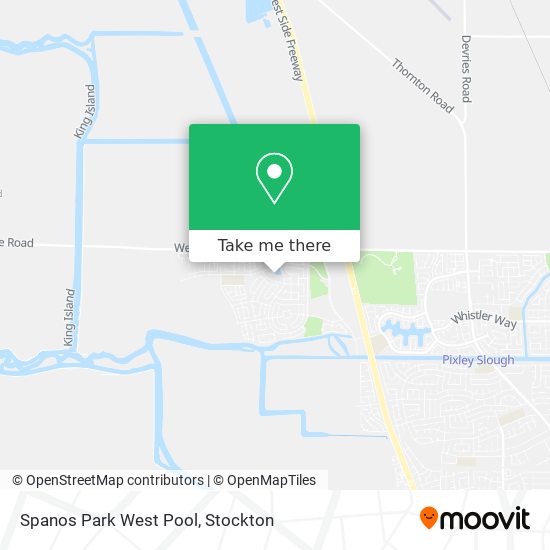 Mapa de Spanos Park West Pool