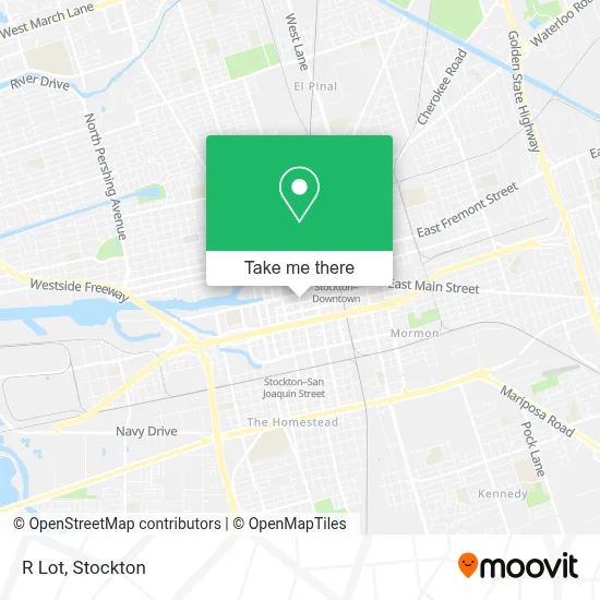 R Lot map