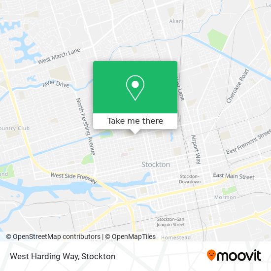 Mapa de West Harding Way
