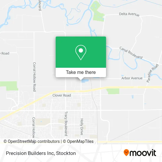Precision Builders Inc map