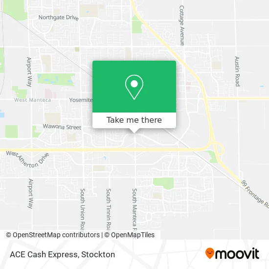 ACE Cash Express map