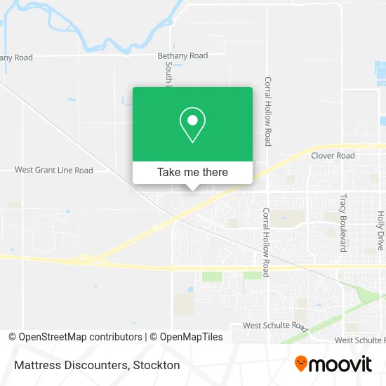 Mattress Discounters map
