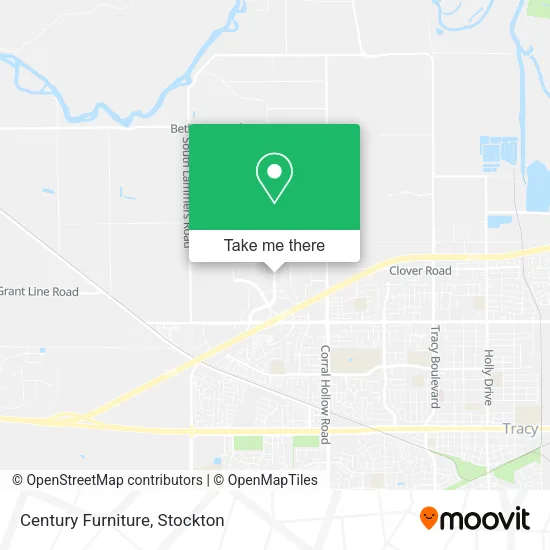 Century Furniture map