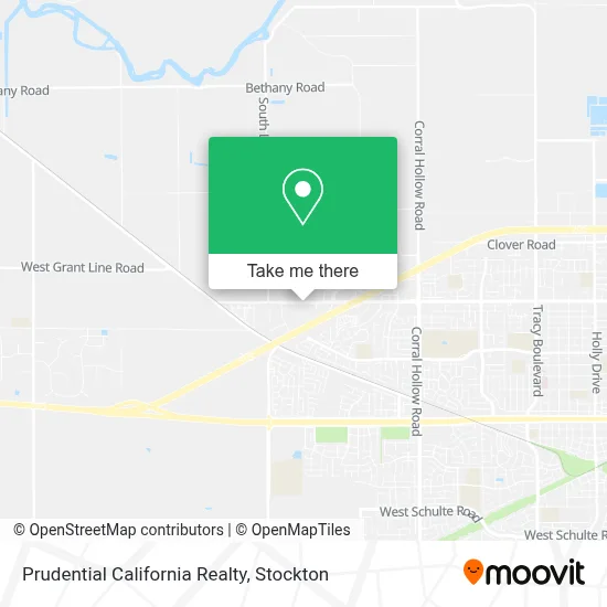 Prudential California Realty map