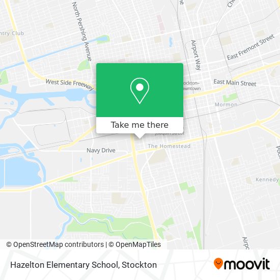 Hazelton Elementary School map