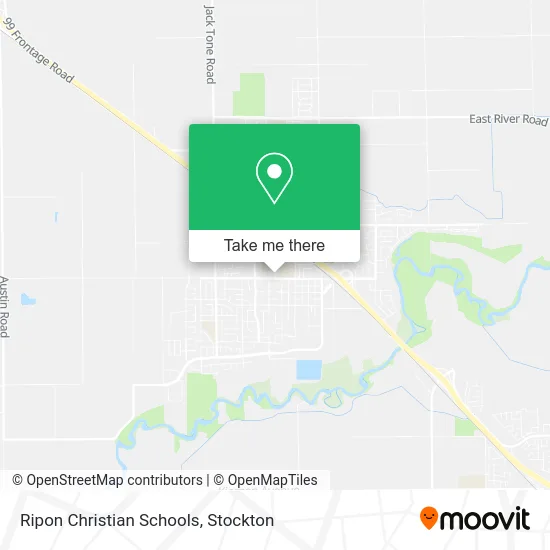 Ripon Christian Schools map