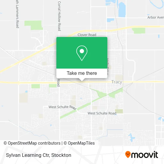 Sylvan Learning Ctr map