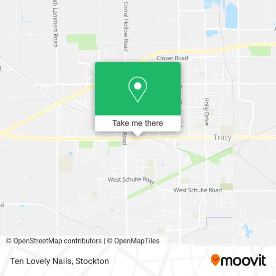 Ten Lovely Nails map