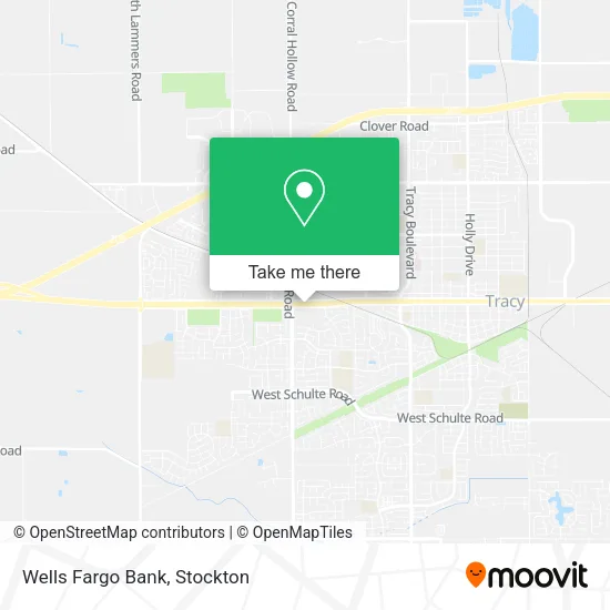 Wells Fargo Bank map