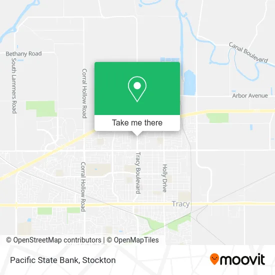 Pacific State Bank map