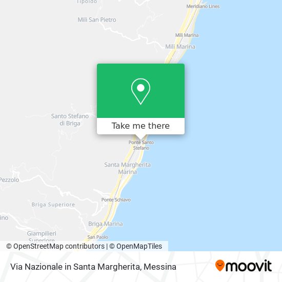 Via Nazionale in Santa Margherita map