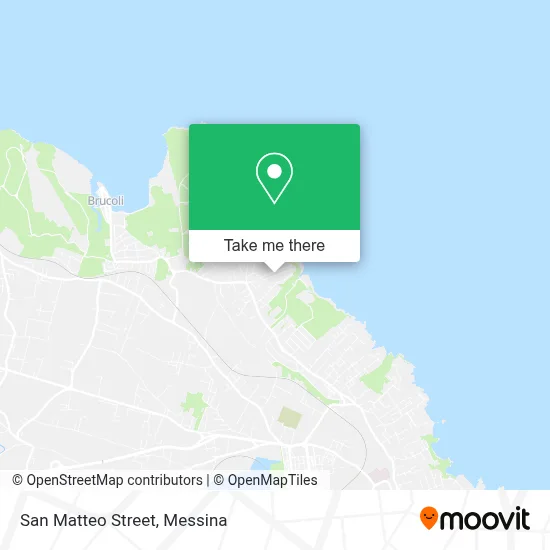 San Matteo Street map