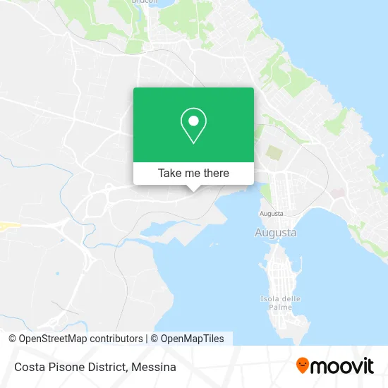 Costa Pisone District map