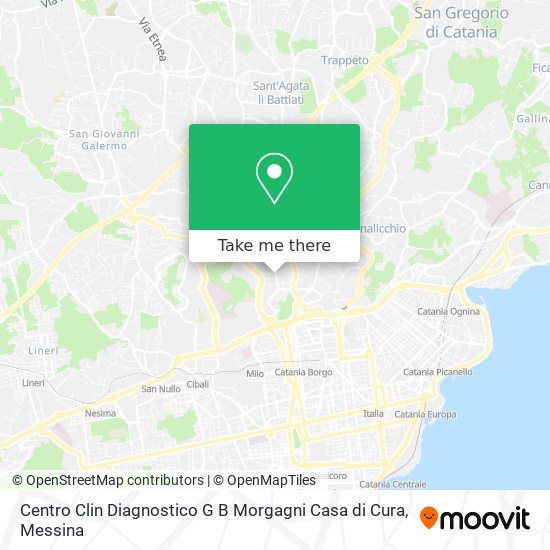 Centro Clin Diagnostico G B Morgagni Casa di Cura map