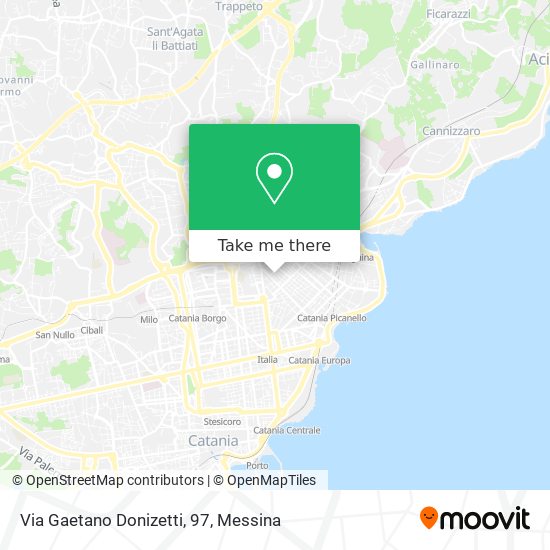Via Gaetano Donizetti, 97 map