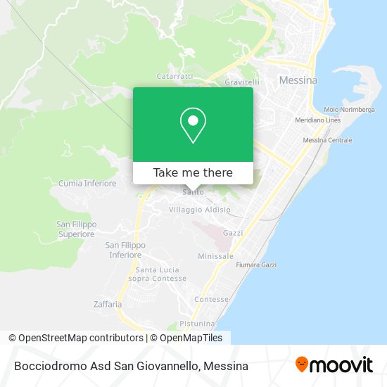 Bocciodromo Asd San Giovannello map