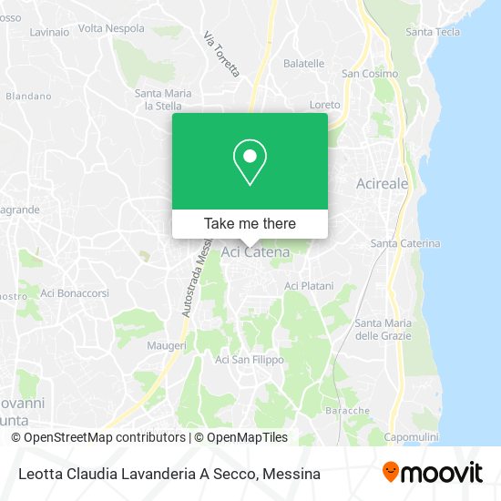 Leotta Claudia Lavanderia A Secco map
