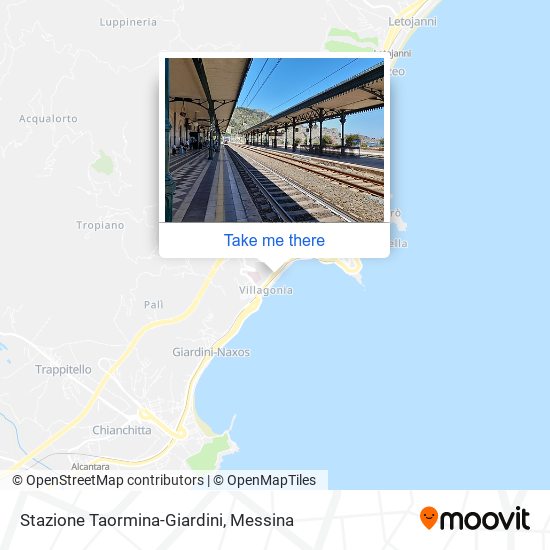 Stazione Taormina-Giardini map