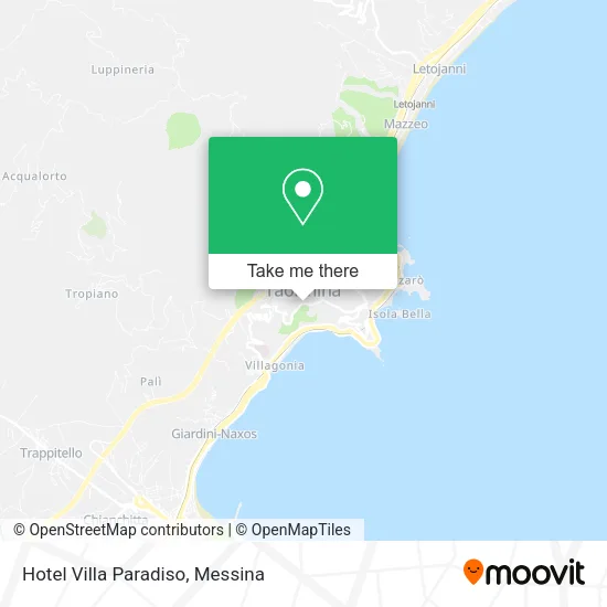 Hotel Villa Paradiso map