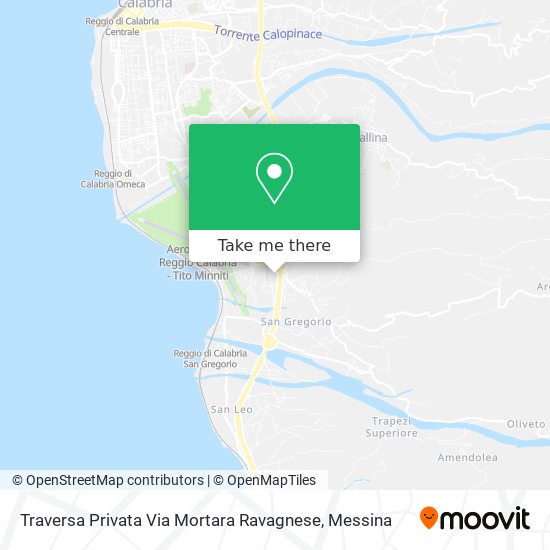 Traversa Privata Via Mortara Ravagnese map