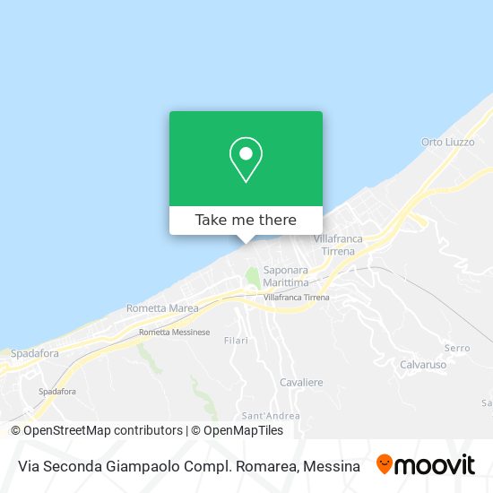 Via Seconda Giampaolo Compl. Romarea map