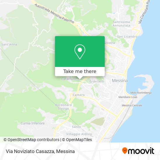 Via Noviziato Casazza map