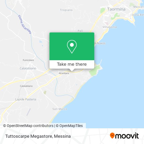 Tuttoscarpe Megastore map